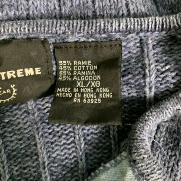 X-treme gear 6 Button Henley Long Sleeve Sweater - Picture 5 of 7